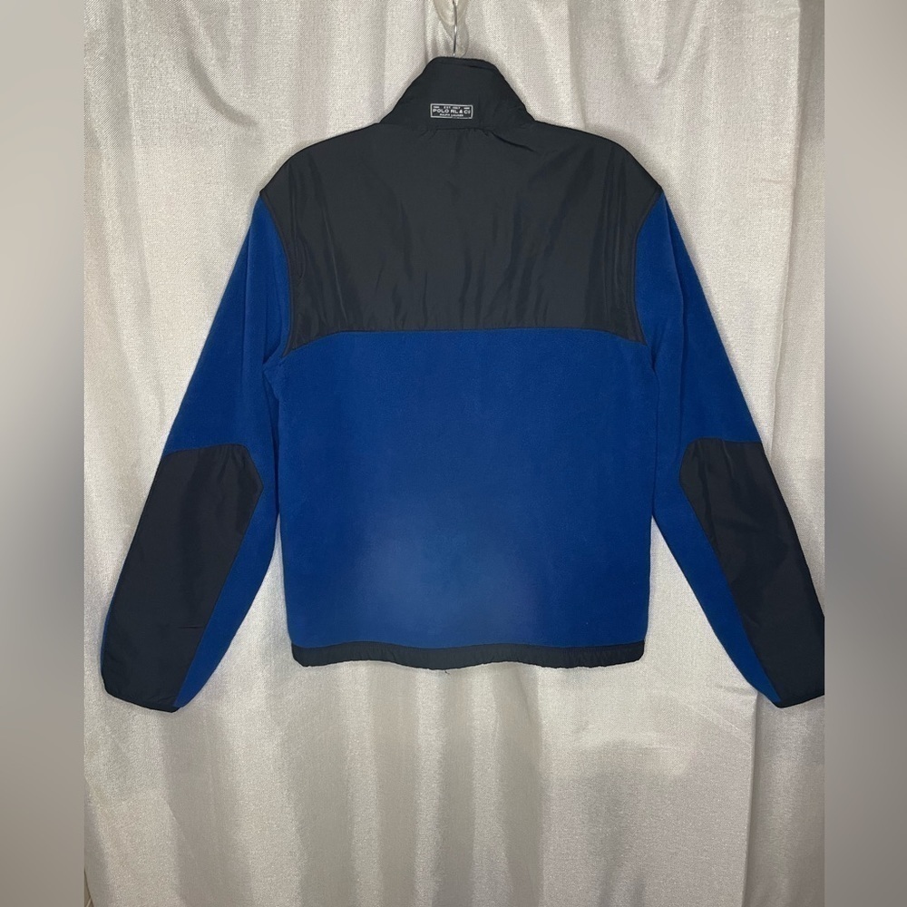 Polo Ralph Lauren Mens Polartec Denali Fleece Hooded Jacket Blue/Black Size S.   - Picture 10 of 10